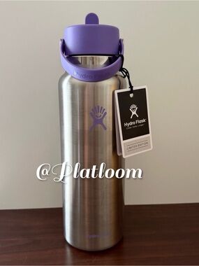 Limited Edition Hydro Flask Stainless Steel Insulated Bottle With Flex Straw Cap